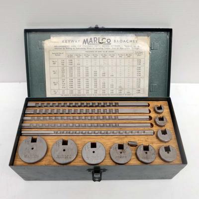 MARLCO Keyway Broach Set No.1