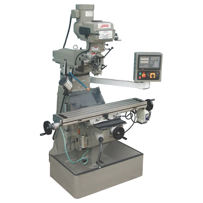 ASTRA 3VST Turret Milling Machine with Swivel Control Panel & Digital Readout.
