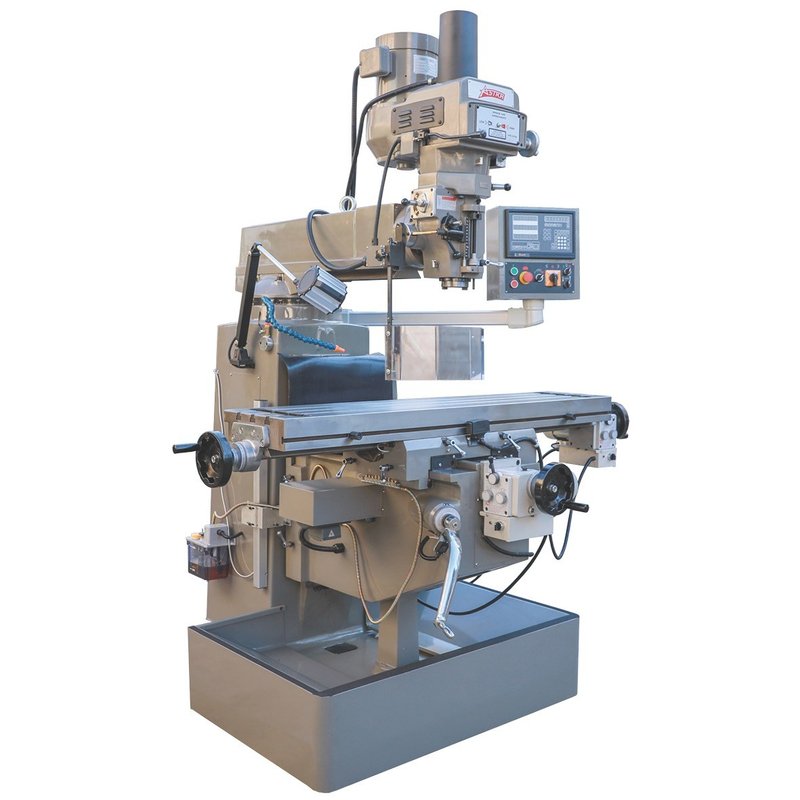 ASTRA 5VST SUPER Turret Milling Machine with X & Y Ball Screws and 3 Axis Digital Readout